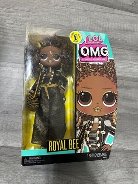 NEW LOL Surprise OMG Royal Bee Doll - Black & Gold Outfit